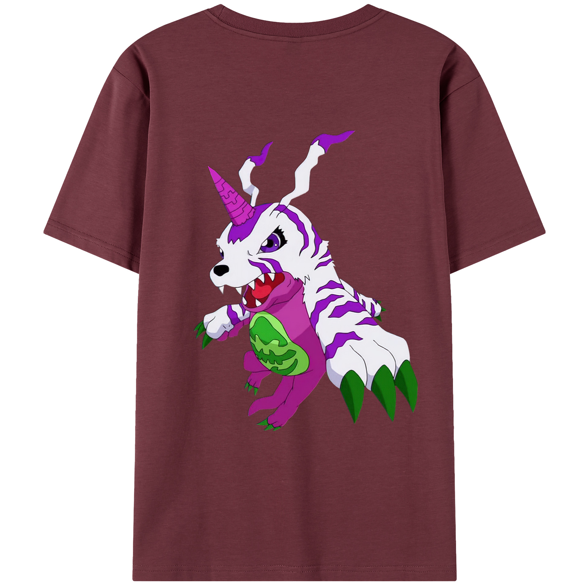 （画像用） Digimon デジタルモンスター/デジモン 綿100％半袖Tシャツ（背面プリント）
